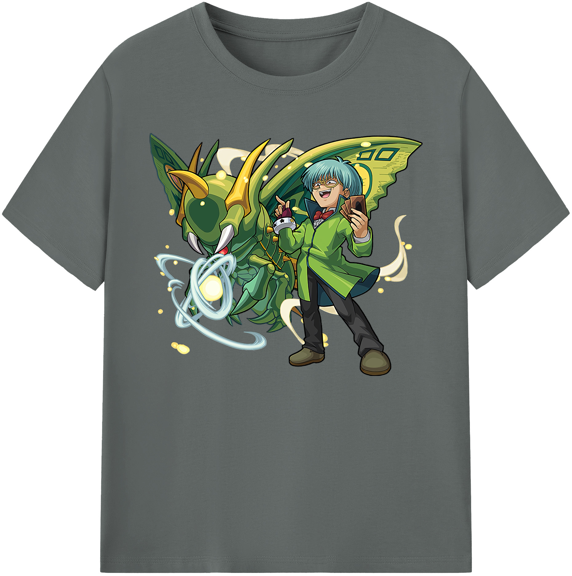 （画像用） 遊☆戯☆王 Yu-Gi-Oh! 綿100％ メンズ半袖Tシャツ｜肌触りやわらか＆通気性